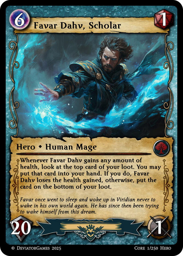 Favar Dahv, Scholar Favar Dahv, Scholar