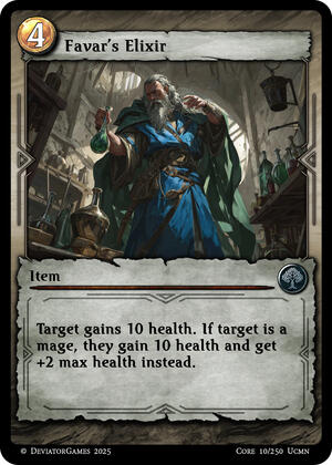Favar's Elixir (x1)