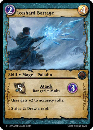 Iceshard Barrage (x2)